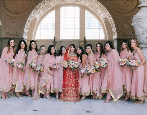 Desi Bridesmaids Outfits, Punjabi Bridesmaids, Indian Bridesmaid Dress, Bridesmaid Dress Indian, Desi Bridesmaids, Indian Wedding Bridesmaids, Bridesmaid Indian, Indian Bridal Couture, Bridesmaid Dresses Indian