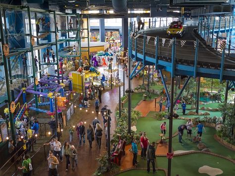 Wisconsin Dells Resorts, Kalahari Resort, Arcade Architecture, Indoor Theme Park, Playgrounds Architecture, Indoor Amusement Parks, Indoor Water Park, Weekend Family Getaways, Indoor Waterpark