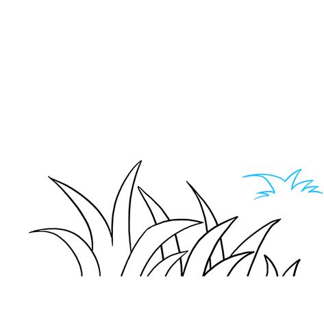 How to Draw Grass – Really Easy Drawing Tutorial Corner Wall Ideas, Grass Stencil, Cartoon Grass, Grass Drawing, Silk Painting Techniques, Easy Acrylic Painting Ideas, Summer Drawings, Grass Painting, Botanical Line Drawing