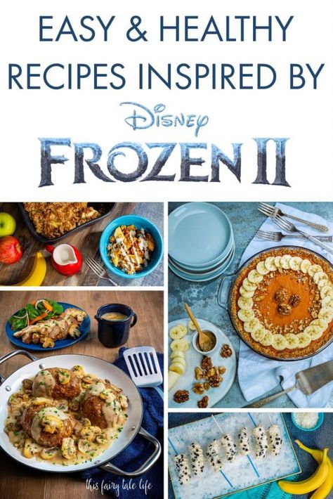 Frozen 2 Dinner And A Movie, Frozen 2 Movie Night, Frozen Movie Food Ideas, Frozen Themed Dinner Food, Disney Frozen Recipes, Frozen Inspired Food, Frozen Movie Night Food, Frozen Themed Dinner, Disney Dinner Recipes