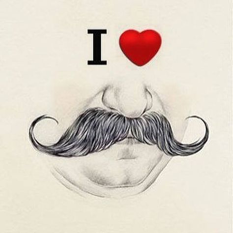 Love some Mustache Mustache Art, Mustache Party, Moustaches, Beard No Mustache, Facial Hair, Barber Shop, Make Me Smile, I Love, Graphic Design