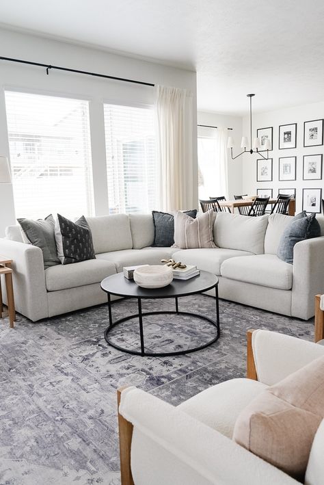 IKEA Sectional Review – The Snyder Place Ikea Living Room Ideas Sofas, Ikea Sectional Sofa, Ikea Vimle Sofa, Gunnared Beige, Ikea Sectional, Sectional Coffee Table, Ikea Vimle, Ikea Coffee Table, Ikea Sofas