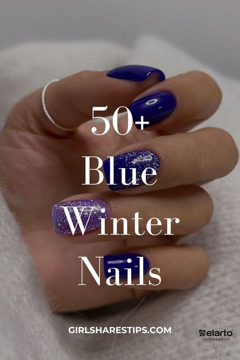 New Year Blue Nails, Professional Winter Nails, Short Nails Coffin Shape, Classy And Elegant Nails, Blue Sns Nails Designs, Winter Wedding Nails Guest, Classic Nail Designs Elegant, New Years Nail Designs Short, Minimalist Nails Winter