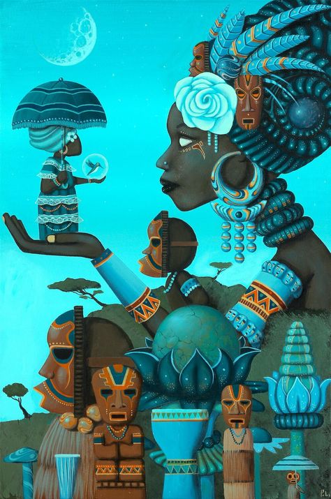 Afro Futuristic, Black Pics, Afro Futurism, Afrofuturism Art, Arte Do Kawaii, Futuristic Aesthetic, Art Noir, Afrikaanse Kunst, Black Board