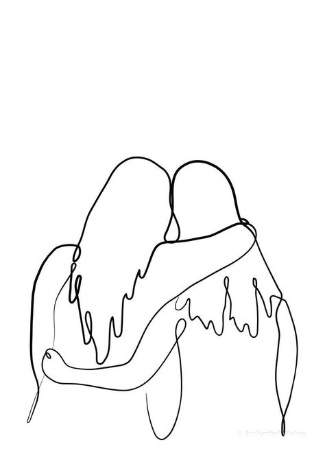 Black And White Friendship, Friendship Hug, Best Friend Hug, Hugging Drawing, Friendship Art, Black White Minimalist, Girls Friendship, Noelle Silva, Friends Hugging