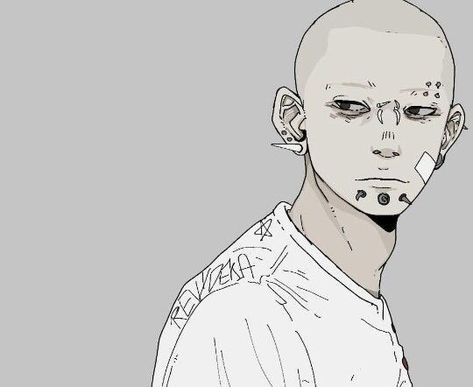 Buzzcut Character Design, Punk Character Art, Ravenna Italy, Anime To Watch, San Francesco, Arte Sketchbook, 영감을 주는 캐릭터, Sketchbook Art Inspiration, Cool Art Drawings