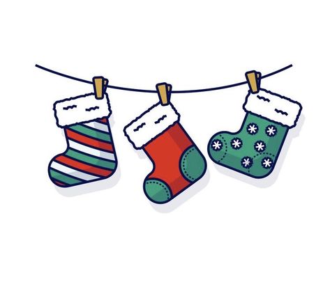 Christmas Socks Drawing, Socks Drawing, All We Have Is Now, Xmas Drawing, Christmas Sock, Christmas Doodles, Christmas Rock, Christmas Card Crafts, Christmas Characters