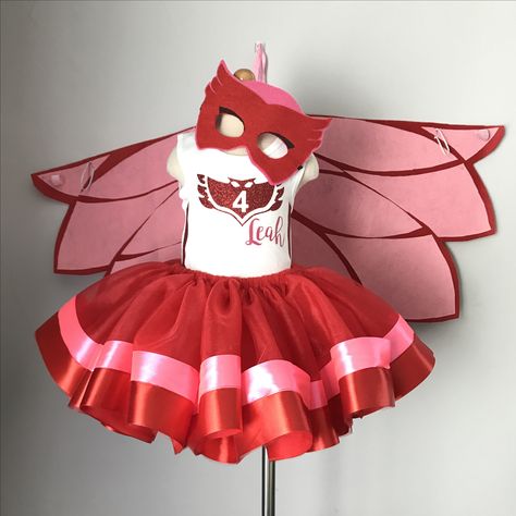 Owlette Birthday Party, Pj Masks Birthday Cake, Pj Masks Owlette, Pj Masks Birthday Party, Pj Mask Party, Diy Tutu, Superhero Birthday, Girl Birthday Party, Mask Party