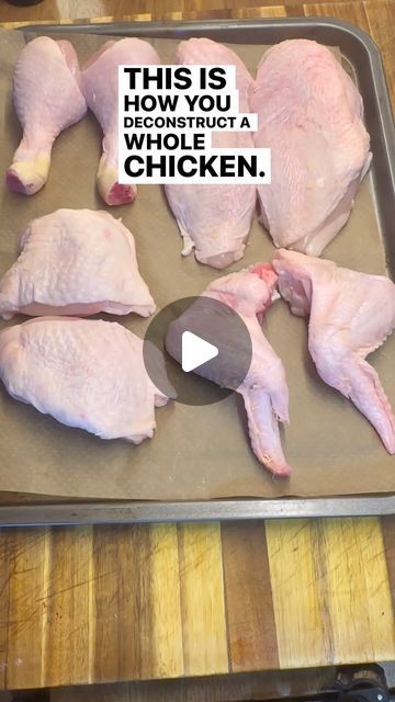 How To Prepare A Whole Chicken, How To Cut A Chicken Into Pieces, How To Cut A Whole Chicken, How To Cut Up A Whole Chicken, Unseasoned Chicken, Butcher Chicken, Kitchen Cheat Sheets, Tyson Chicken, Lets Eat