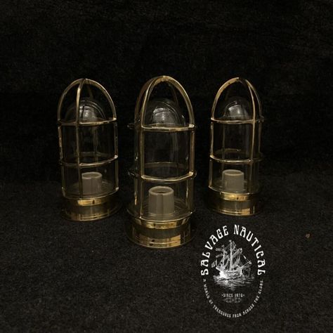 Illuminate your outdoor space with these stunning Solid Brass Vintage Wall Mount Outdoor Bulkhead Light Fixtures! Perfect for a maritime-themed decor 🌊⚓️ #MaritimeLighting #VintageReproduction #BrassFixture  #eBay #eBayStore #eBaySeller #Brass #india #CeilingLight #VintageReproduction #Glass Bulkhead Ceiling, Bulkhead Wall Light, Ship Light, Maritime Style, Maritime Decor, Vintage Lights, Nautical Lighting, Bulkhead Light, Bulkhead Lights