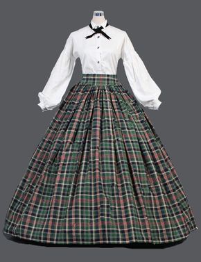 Ladies Victorian Dickensian Carol Singer School Mistress Day Costume Image Little Women Costumes, 1800s Dresses, Articles Of Confederation, Victorian Images, Victorian Costume, Old Fashion Dresses, Victorian Clothing, Medieval Fashion, Historical Dresses