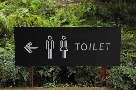 Logo Wc, Toilet Signage, Wc Sign, Toilet Stains, Toilet Signs, Composting Toilets, Richard Meier, Camping Toilet, Toilet Sign