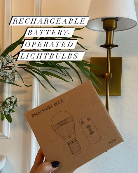 Renter Friendly Sconces, Rechargeable Light Bulb Hack, Battery Operated Light Bulb, Renter Friendly Lighting, Battery Sconces, Battery Operated Sconces, Rechargeable Light Bulb, Battery Wall Lights, Sconces Kitchen