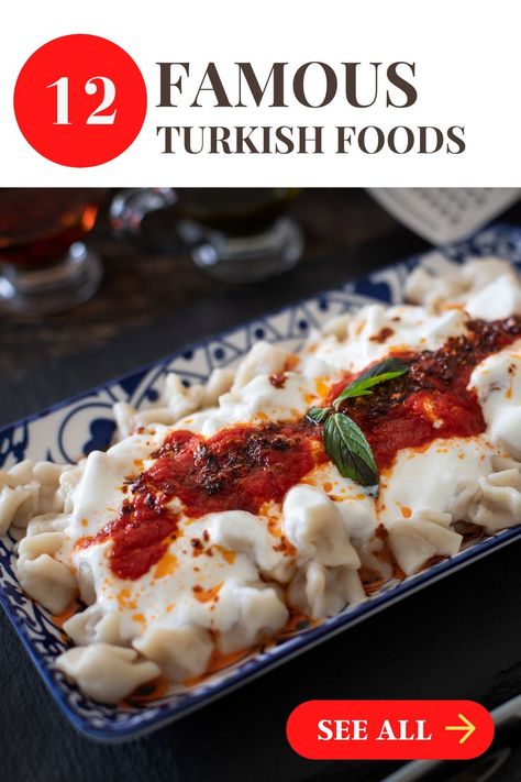 Turkish Mezze, Turkish Food Traditional, Turkish Recipes Desserts, Lebanon Food, Foods To Try, Turkish Desserts, Foreign Food, Leftovers Recipes, Cuisine Recipes