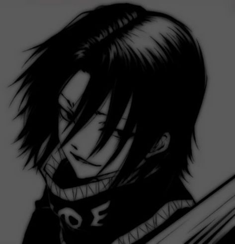 Feitan Manga Icon, Iconic Anime Pfp, Pfp Icons Anime Manga, Feitan Manga, Feitan Icon, Anime Icons Black, Demon King Tanjiro, Anime Icons Boy, Pfp Icons Anime