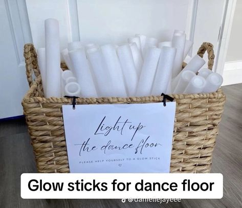 Led Foam Sticks Wedding Display, Glow Stick Basket Wedding, Light Up The Dance Floor Glow Sticks, How To Display Glow Sticks At A Wedding, Dance Floor Glow Sticks Wedding, Dance Floor Party Favors, Wedding Glow Stick Display, Foam Glow Sticks Wedding Display, Foam Glow Sticks Wedding