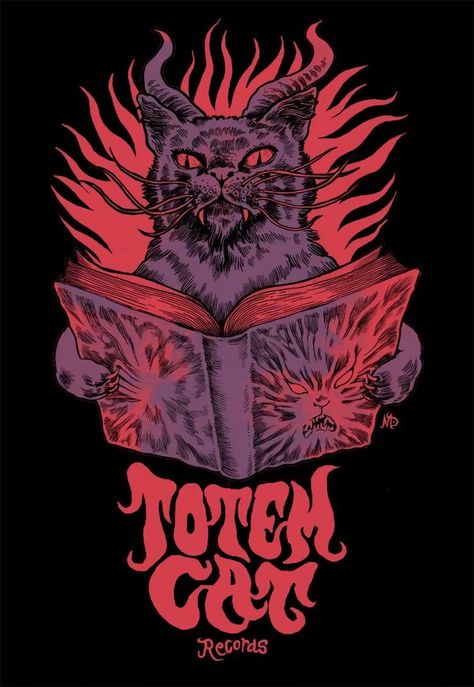 Arte Punk, Graphic Tshirt Design, Horror Art, Dark Fantasy Art, Urban Art, Dark Art, Cat Art, Art Wallpaper, Poster Art