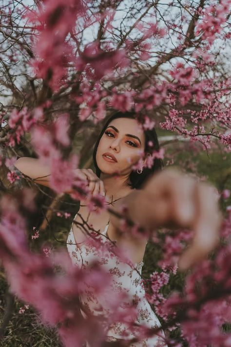 Creative Photography-Everything you need to know - NFI Beautiful Photoshoot Ideas Portraits, Cherry Blossom Pictures, Jacaranda Tree, Spring Portraits, Picture Tree, Beautiful Photoshoot Ideas, Spring Photoshoot, Flower Photoshoot, Poses Women