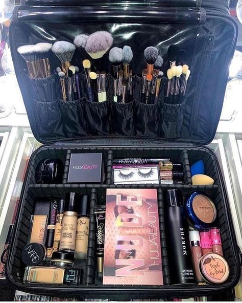 Soft Make-up, Make Up Kits, Penyimpanan Makeup, Contouring Makeup, Black Makeup Bag, Makeup Artist Kit, Makeup Travel Case, Black Makeup, روتين العناية بالبشرة