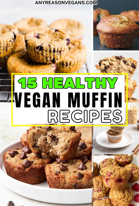 These healthy vegan muffin recipes are all free of dairy, animal products and refined sugar. From breakfast muffins to appetizers and snacks, they're all tasty and delicous! Healthy Muffins Clean Eating, Vegan Muffins Healthy, Vegan Protein Muffins, Gluten Free Diet For Beginners, Vegan Muffin Recipe, Vegan Blueberry Muffin Recipe, Protein Breakfast Muffins, Vegan Muffin Recipes, Vegan Gluten Free Muffins