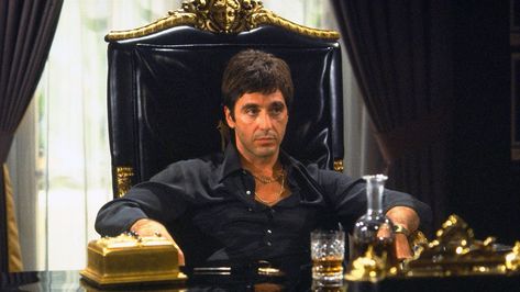 Scarface Tony Montana Wallpapers - Top Free Scarface Tony Montana Backgrounds - WallpaperAccess Scarface Canvas, Al Pacino Scarface, Scarface Wallpaper, Movie Aesthetic, Wall Art For Bedroom, Tony Montana, Aesthetic Wall Art, Art For Bedroom, Al Pacino