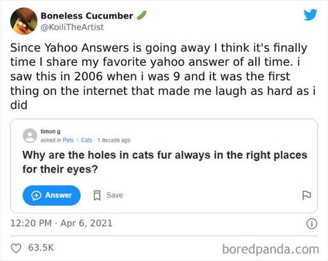 Yahoo Answers, May 4th, Read Later, Time Capsule, Cheer Up, Inspirational Story, Bored Panda, Writing Prompts, Dumb And Dumber