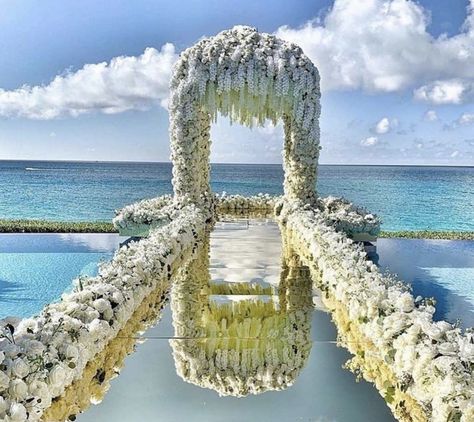 Ideas Wedding Decoration, Decoration Ideas Wedding, Ocean View Wedding, Dream Wedding Reception, Bahamas Wedding, Dream Beach Wedding, Ocean Wedding, Dream Wedding Decorations, Wedding Decor Ideas