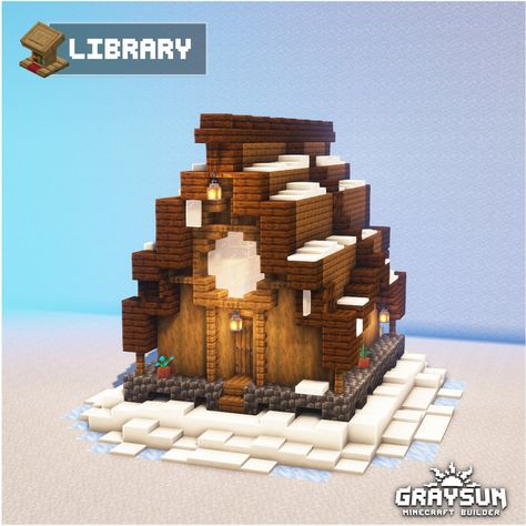 Minecraft Snowy Taiga House, Snowy Base Minecraft, Minecraft Winter Village Ideas, Minecraft Snowy Village Ideas, Snow Base Minecraft, Spruce Village Minecraft, Minecraft Snowy Village, Snow Minecraft Builds, Minecraft Snow Cabin