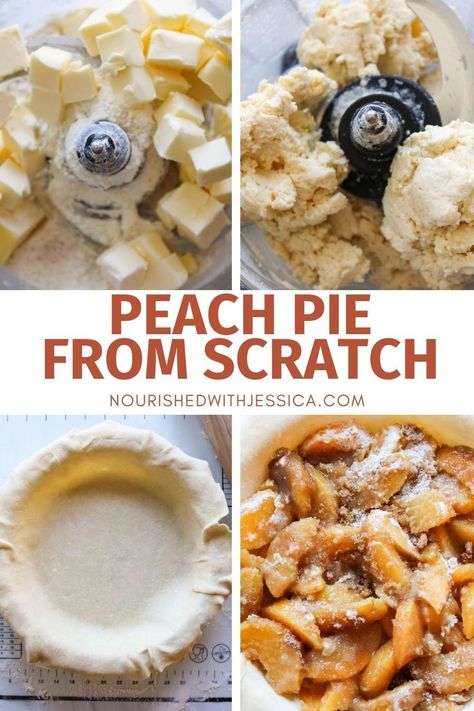 You're going to love this Peach Pie with Homemade Crust recipe, perfect for fresh or frozen peaches. This recipe combines a sweet peach filling with a buttery, flaky pie crust made entirely from scratch. With simple ingredients and easy-to-follow instructions, you can create a beautiful and tasty summer dessert. Whether you're baking for a special occasion or just craving a sweet treat, this peach pie is the best recipe for summer! Homemade Peach Pie, Easy Peach Pie, Summer Pie Recipes, Buttery Flaky Pie Crust, Peach Filling, Fresh Peach Pie, Homemade Crust, Peach Pie Recipes, Frozen Peaches