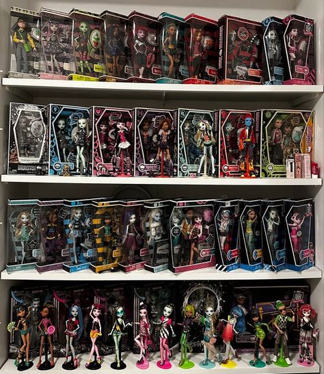 Monster High Dolls Collection, Monster High Display, Monster High Doll Collection, Monster High Bedroom, Monster High Collection, New Monster High Dolls, Monster High Birthday Party, Mh Dolls, Arte Monster High