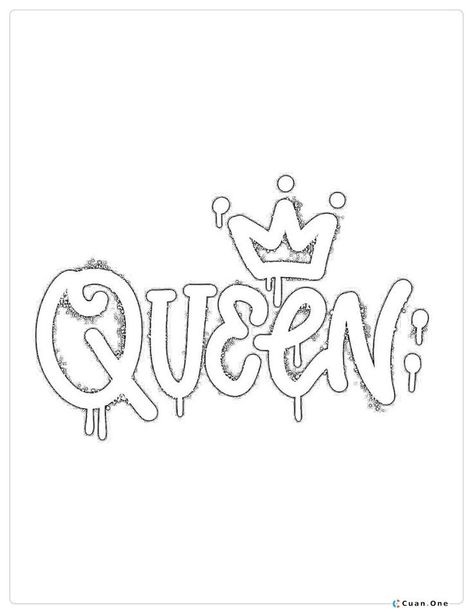 King And Queen Coloring Pages, Graffiti Coloring Pages, Queen Coloring Pages, Graffiti Coloring, Swear Word Coloring, Adult Coloring, Talk About, Coloring Books, Coloring Pages