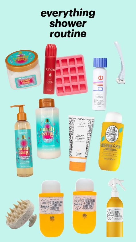 everything shower routine (not what I actually do) Shower Routine Steps, Everything Shower Routine, Social Life Hacks, Sephora Skin Care, Body Care Routine, Shower Routine, Social Life, Create Collage, Care Routine