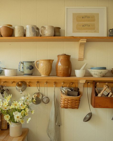 Off flower duty, must rearrange kitchen shelves IMMEDIATELY. Anyone else nest at the beginning of each new season? I love the shift. Don’t forget that @cocoshalom is donating 100% profit of five of her prints for hurricane Helene relief 🫶🏼 Picture Ledge Kitchen, Rail Shelf, Open Pantry, Kitchen Shelf Decor, Park Street, Picture Rail, Picture Ledge, Long Shelf, Kitchen Shelf