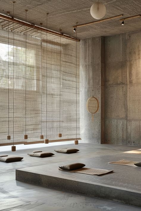 15 Zen-Inspired Yoga Studio Designs - TastyInteriors Modern Yoga Studio Design, Meditation Studio Design, In Home Yoga Studio, Yoga Studio Design Interiors, Small Yoga Studio Design, Meditation Room Decor Zen Space, Yoga Studio Aesthetic, Yoga Space Design, Modern Yoga Studio