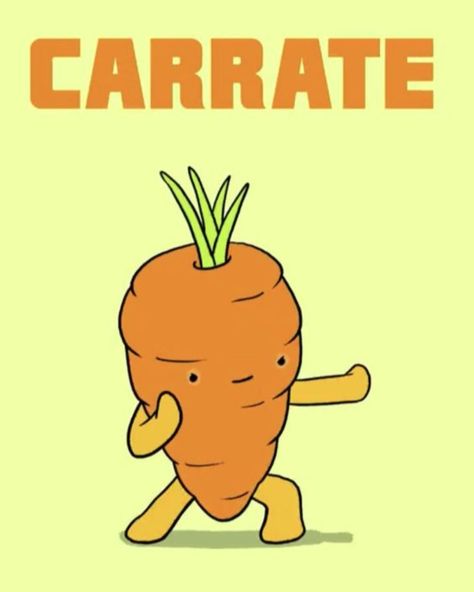 I like my carrots fierce. 🥋🥕 #fridayfunny Carrot Cartoon, Doodle Monster, Computer Humor, Hilarious Pictures, Jr Art, Tough Cookie, Funny Iphone Wallpaper, Puns Jokes, Pictures Funny