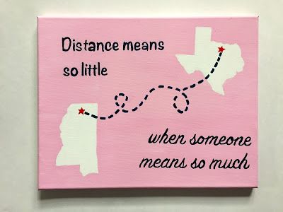 Sweet Serendipity: Long Distance Relationship Painting Paintings For Long Distance Relationship, Painting For Long Distance Relationship, Long Distance Relationship Painting Ideas, Long Distance Friendship Painting, Long Distance Cards Boyfriends, Long Distance Canvas Painting, Long Distance Relationship Scrapbook Ideas, Relationship Canvas Painting, Long Distance Painting Ideas