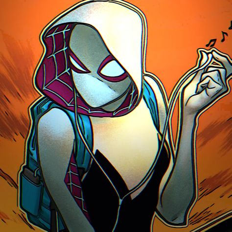 Spiderman Gwen Stacy Trans, Phoenix Warrior, Pfp Spiderman, Demiboy Flag, Demi Boy, Spiderman Across The Spiderverse, Profile Picture Pfp, Flag Icon, Gwen Stacy