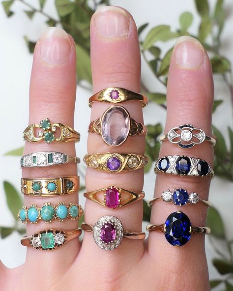 Can you believe… that all these rings have lived at least one, likely several, previous lives? I fell in love with antique and vintage jewellery about 10 years ago now and it’s become my mission to bring its wonders as far and wide as I can for you all to enjoy. There is so much to appreciate… from beauty to craftsmanship and not to mention the added plus of it being completely sustainable! The oldest ring here dates to the 1860s and the youngest is from 1975. They have proved they can stan... Jewellery Designing, Dream Rings, City Of Paris, Old Rings, Rings Rings, Unusual Jewelry, Antique Engagement Rings, Previous Life, Dream Ring