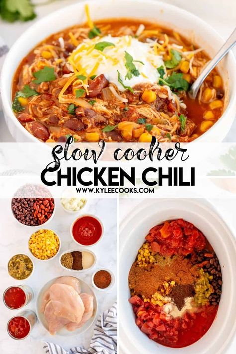 Bbq Chicken Chili Crockpot, Pulled Chicken Chili Crock Pot, Chicken Bean Chili Crockpot, Crockpot Chipotle Chicken Chili, Red Chicken Chili Crockpot, Pulled Chicken Chili, Crockpot Chili Chicken, Shredded Chicken Chili Crockpot, Southwest Chicken Chili Crockpot