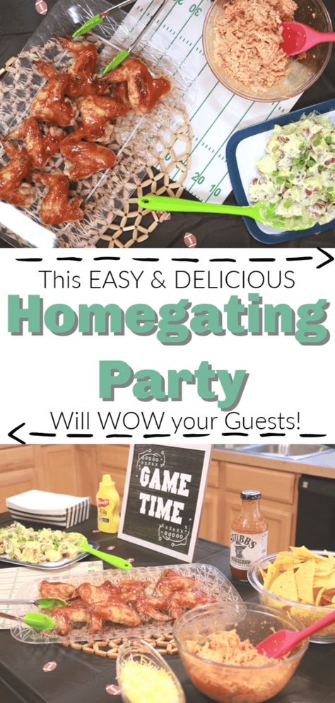 #UltimateHomeGate #Ad #MC www.UltimateHomegate.com  easy and delicious homegating party, how to throw a football party at home, easy recipes for a football party, how to host a simple football party, weber sweepstakes, mccormick sweepstakes, french's potato salad recipe, stubb's wing recipe, easy buffalo chicken nachos At Home Easy Recipes, Homegating Party, French Potato Salad, Buffalo Chicken Nachos, Tailgating Ideas, Wing Recipe, Easy Buffalo Chicken, Party At Home, Football Party Food