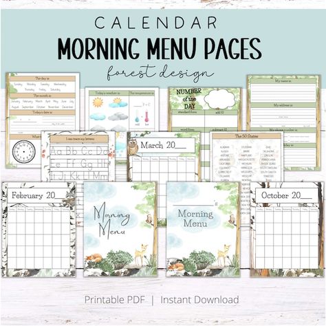 Design Kalender, Menu Calendar, Design Calendar, States And Capitals, Morning Time, Today Calendar, Word Form, Homeschool Printables, Calendar Pages