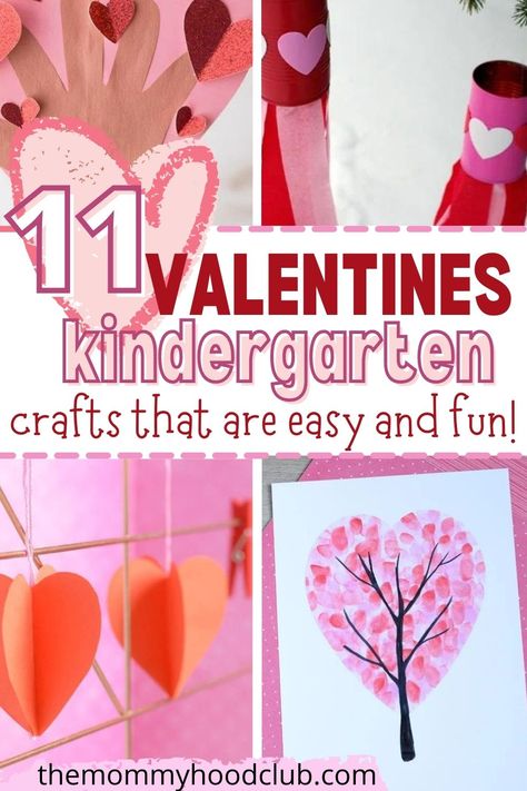 Kindergarten Valentine Crafts, Valentines Class Party, Kindergarten Party, Kindergarten Valentines, Valentine's Day Crafts, Easy Valentine Crafts, Valentine's Day Crafts For Kids, Preschool Valentines, Valentine Activities