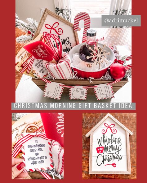 Christmas Morning Breakfast Gift Basket, Pancake Gift Basket Ideas, Pancake Gift Basket, Pancake Gift, Mason Jar Gifts Recipes, Pancakes Gift, Chrsitmas Gift, Breakfast Gift Basket, Christmas Pancakes