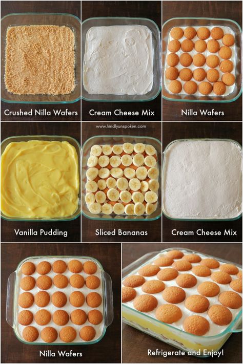 Banana Wafer Pudding, Vanilla Wafer Dessert, Peanut Butter And Cream Cheese, Nilla Wafer Banana Pudding, Banana Pudding Desserts, No Bake Banana Pudding, Banana Dessert Recipes, Best Banana Pudding, Lean Belly Juice