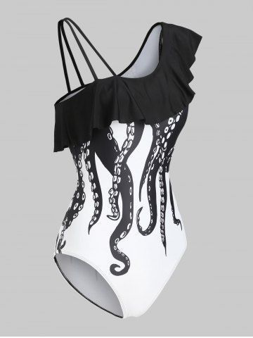 Gothic Women, Octopus Print, Swimsuits Outfits, Vintage Swimsuits, Cute Bathing Suits, Cute Swimsuits, One Piece For Women, Black Swimsuit, Beach Wear