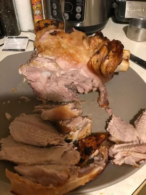 Pork Shoulder Picnic Roast, Pork Shoulder Picnic, Leftover Pork Recipes, Pork Picnic, Roaster Recipes, Picnic Roast, Pork Roast Recipe, Pork Shoulder Recipes, Shoulder Roast