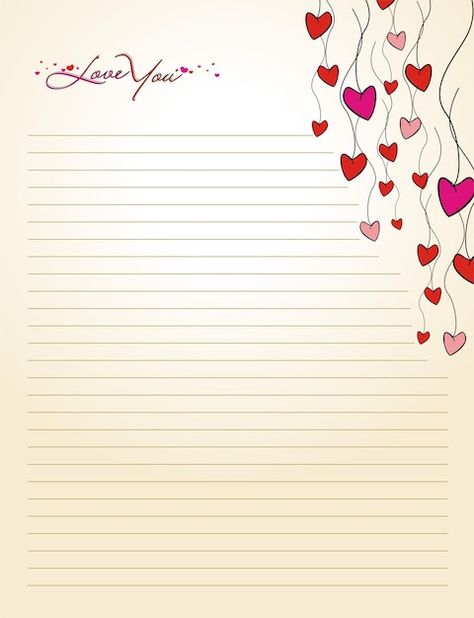 Love letter template Vectors & Illustrations for Free Download | Freepik Love Letter Background, Digital Love Letter, Love Letter Template, Love Letter Paper, Notebook Paper Printable, Heart Logo Design, Free Printable Stationery Paper, Free Paper Printables, Congratulations Photos