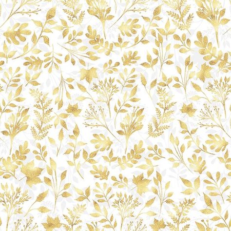 Elegant Gold Glitter Foliage White Design Paint Autumn, White Color Background, Foliage Illustration, Stylish Illustration, Nikah Decor, Greenery Design, Gold Foliage, Illustration Botanical, Notice Board