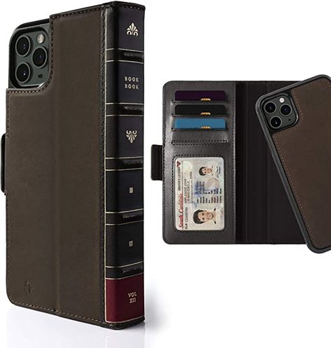 Twelve South BookBook for iPhone 11 Pro | 3-in-1 Leather Wallet Case with Display Stand and Removable Magnetic Shell (Brown): Flip & Wallet Cases: Amazon.com.au Clouds Pattern, Case For Iphone 11, Best Iphone, Leather Wallet Case, Used Iphone, Circle Of Life, Wallet Phone Case, Carrying Case, 3 In 1