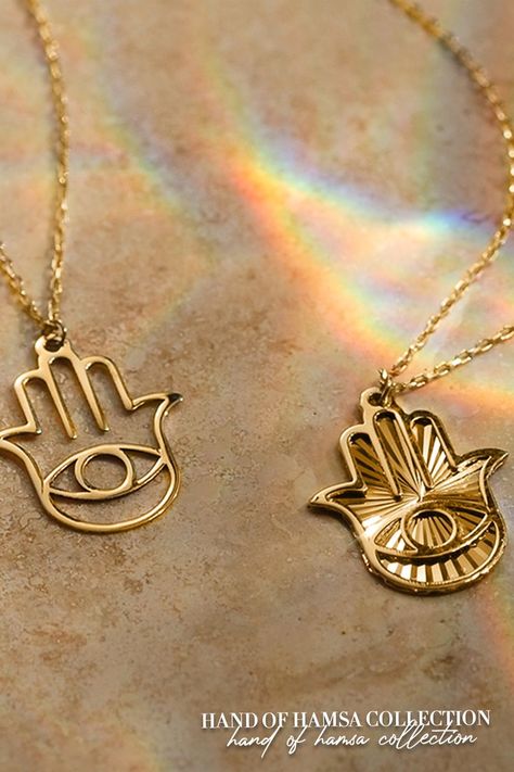 Hamsa Necklace- Hamsa Jewelry- Gold Necklace- Gold Jewelry- Jewelry- Summer Jewelry Hand Of Hamsa, Hamsa Necklace Gold, Hamsa Evil Eye, Summer Energy, Fatima Hand, Hamsa Jewelry, Hand Pendant, Gold Hamsa, Hamsa Pendant